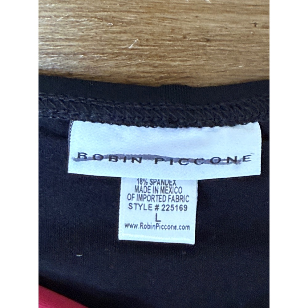 Robin Piccone Women's Billie High Waisted Twisted Knot Bikini Bottom Black L - Picture 5 of 5